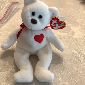 Beanie babies. Valentines bear. Born 2/14/94